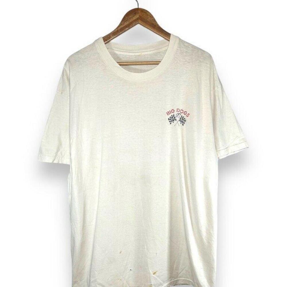 Vintage 1999 Big Dogs Jeff Gordog NASCAR Du Point Parody T-Shirt Size XL